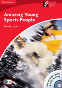 Hardcover Amazing Young Sports People Level 1 Beginner/Elementary Book /Audio CD Pack [With CDROM] Book