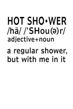 Paperback Notebook: Sexy Hot shower porn Dirty blow gift 120 Pages, 6x9 Inches, Dot Grid Book