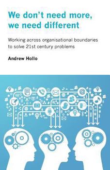 Paperback We don't need more, we need different Book