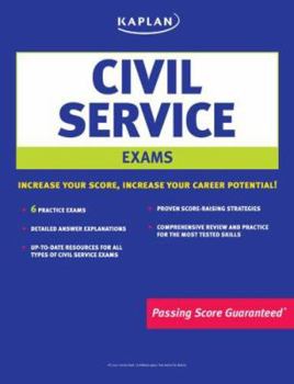 Paperback Kaplan Civil Service Exams Book