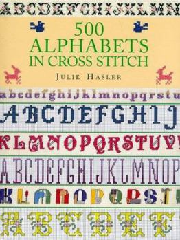 Hardcover 500 Alphabets in Cross Stitch Book