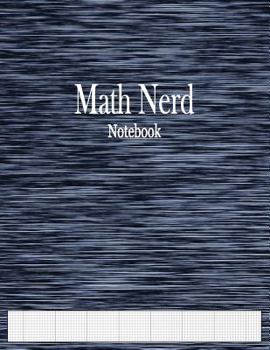 Paperback Math Nerd Notebook: 1/12" Cross Section Graph Paper Ruled Book