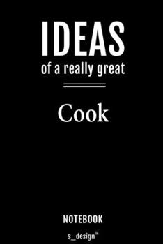 Notebook for Cooks / Cook: awesome handy Note Book [120 blank lined ruled pages]