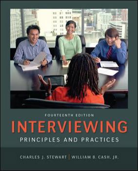 Paperback Interviewing: Principles and Practices Book