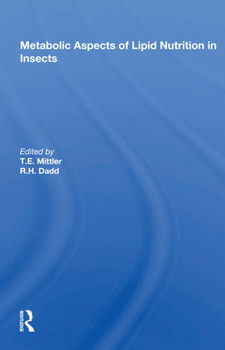 Paperback Metabolic Aspects of Lipid Nutrition in Insects Book