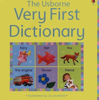 Hardcover The Usborne Very First Dictionary Book