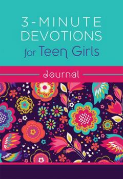 Spiral-bound 3-Minute Devotions for Teen Girls Journal Book