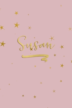 Paperback Susan: Personalized Journal to Write In - Rose Gold Line Journal Book