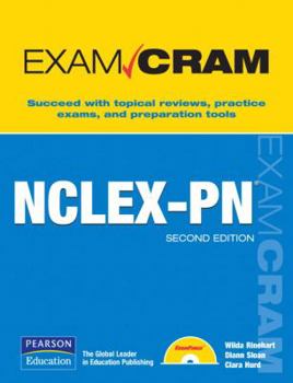 Paperback NCLEX-PN Exam Cram [With CDROM] Book