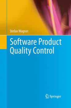 Paperback Software Product Quality Control Book