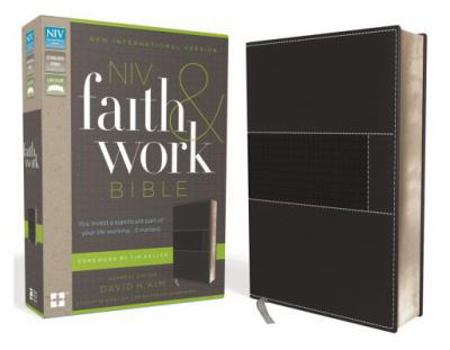 Imitation Leather NIV, Faith and Work Bible, Imitation Leather, Gray Book