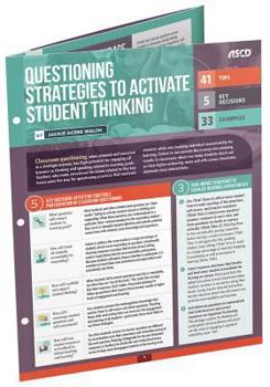 Paperback Questioning Strategies to Activate Student Thinking: Quick Reference Guide Book