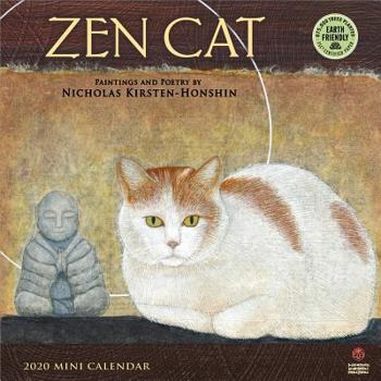 Zen Cat 2020 Mini Calendar: Paintings and Poetry by Nicholas Kirsten-Honshin