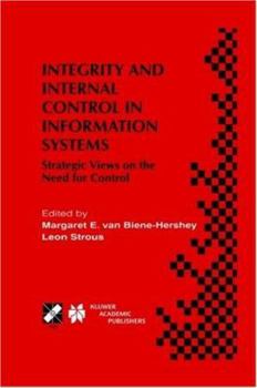 Hardcover Integrity and Internal Control in Information Systems Book