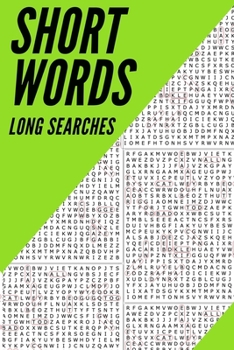 Paperback Short Words Long Searches: Challenging Word Search Volume 1 [Large Print] Book