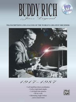 Paperback Buddy Rich -- Jazz Legend (1917-1987): Transcriptions and Analysis of the World's Greatest Drummer Book