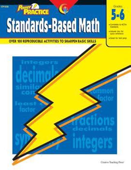 Paperback Standards-Based Math Grade 5-6 Power Practice Series Book