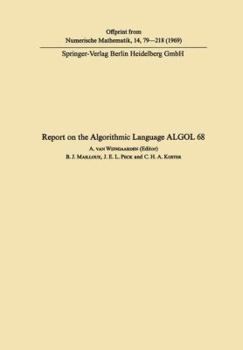 Paperback Report on the Algorithmic Language ALGOL 68 Book
