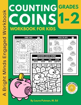 Paperback Counting Coins Workbook: Counting Coins for Kids Book