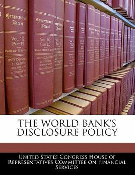 Paperback The World Bank's Disclosure Policy Book