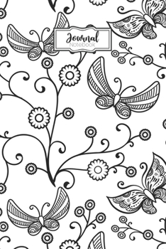 Journal Notebook: Creative Floral Lined Journal Notebook | Inspirational Design in Main Cover