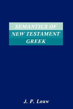 Paperback Semantics of New Testaments Greek Book