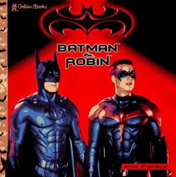 Paperback Batman & Robin Movie Story (Golden Books) Book