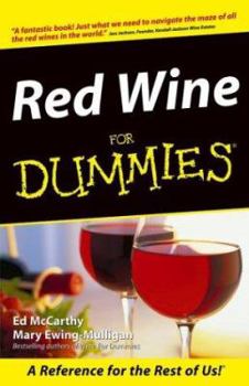 Paperback Red Wine for Dummies Book