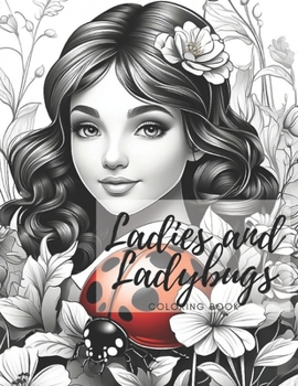 Paperback Ladies and Ladybugs: Coloring Book