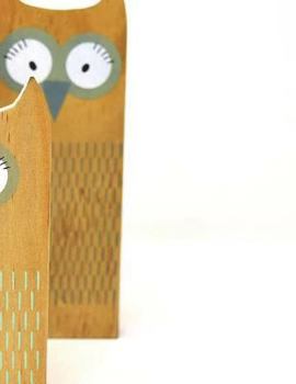 Paperback Owls Notebook large Size 8.5 x 11 Ruled 150 Pages Book