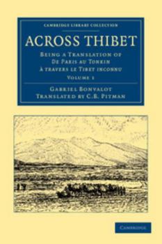 Paperback Across Thibet - Volume 1 Book