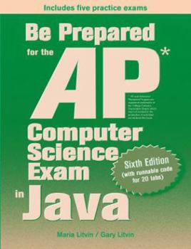 Paperback Be Prepared for the AP Computer Science Exam in Java Book