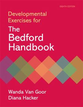 Paperback Developmental Exercises for the Bedford Handbook Book