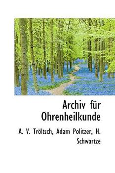 Paperback Archiv F R Ohrenheilkunde Book