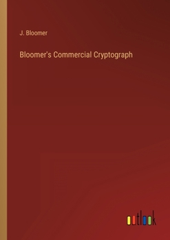 Paperback Bloomer's Commercial Cryptograph Book