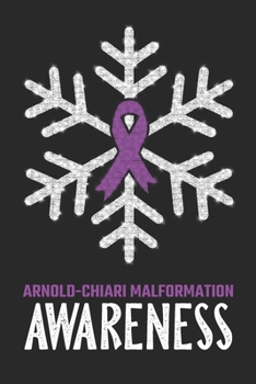 Paperback Arnold-Chiari Malformation Awareness: Christmas Snowfall College Ruled Arnold-Chiari Malformation Awareness Journal, Diary, Notebook 6 x 9 inches with Book