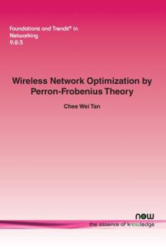 Paperback Wireless Network Optimization by Perron-Frobenius Theory Book