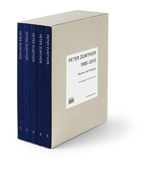 Hardcover Peter Zumthor 1985-2013: Buildings and Projects, German Language Edition Book