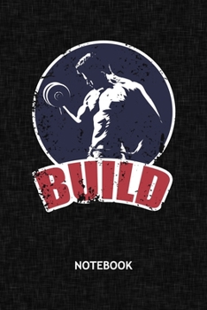 Build: Amateur Athlete NOTEBOOK Grid-lined 6x9 - Fitness Journal A5 Gridded - Fitness Athlete Planner Natural Bodybuilding 120 Pages SQUARED - Motivation Saying Diary Fitness Gift Soft Cover