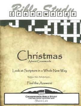 Paperback Crosswords Bible Study: Christmas Advent Crosswords Participant Book
