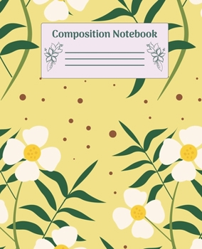 Paperback Composition Notebook: Wide Ruled Notebooks Paper - Composition Notebook (Diary, Journal) 7.5x9.25in 110 Pages Wide Ruled Notebooks Paper Book