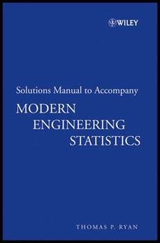 Paperback Solutions Manual to Accompany Modern Engineering Statistics Book