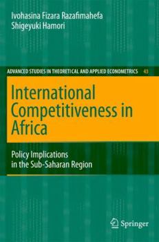 Paperback International Competitiveness in Africa: Policy Implications in the Sub-Saharan Region Book