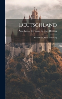 Hardcover Deutschland: Erster Band, erste Abtheilung [German] Book