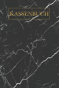 Paperback Kassenbuch: Simples Kassenbuch f?r Selbstst?ndige DIN A5 Cover: Marmor/Gold [German] Book