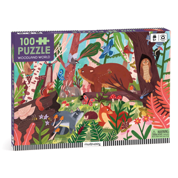 Misc. Woodland World 100 Piece Puzzle Book