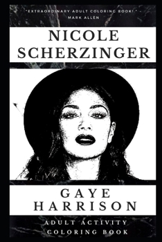 Paperback Nicole Scherzinger Adult Activity Coloring Book
