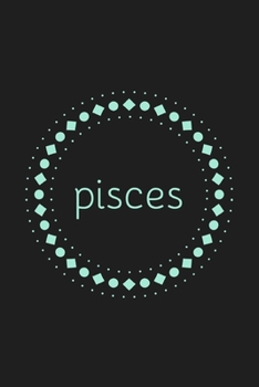 Paperback Pisces: novelty star sign notebook 6"x9" Book