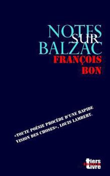 Paperback Notes Sur Balzac [French] Book