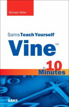 Paperback Vine in 10 Minutes, Sams Teach Yourself Book